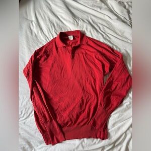 Loro piana Long-Sleeve Polo Sweater